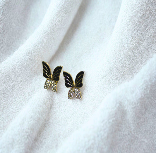 Butterfly Winged Pearl Dangle Earring